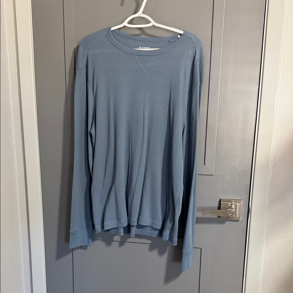 Old Navy Textured Blue Top